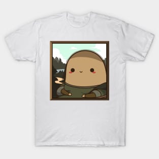 Cute Monalisa Potato T-Shirt